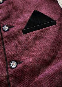 Maroon Nehru Jacket