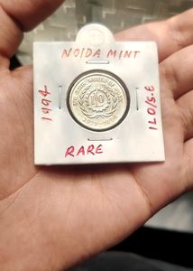 Rare 5 Rupees World of Work ILO Coin