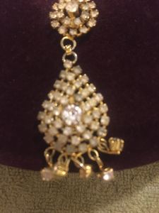 American Diamond Maang Tika