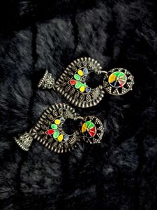 Colorful Jhumka Earrings
