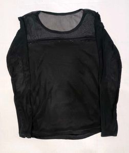 Black Net Top