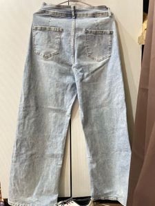 Light Wash Wide Leg Jeans
