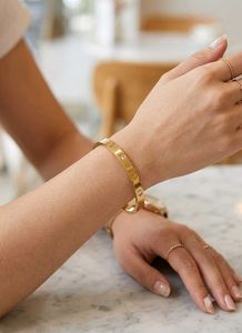 Elegant Gold Bracelet with CZ Stones