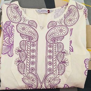 Elegant Embroidered Kurta