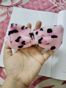 67.Cute Leopard Print Plush Headband