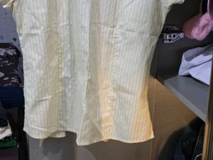 Striped Button-Up Shirt