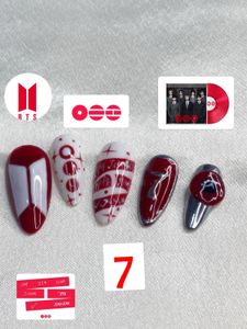 BTS Themed Press-On Nails