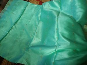 Elegant Green saree with blouse