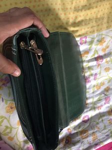 Green Sling Bag