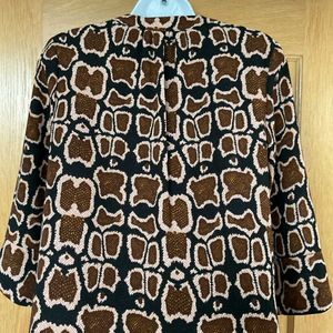 M&amp;S Animal Print Shift Tunic Dress