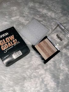 NYKAA Glow Goals Shimmer Brick (good old gold)
