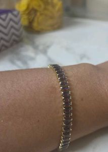 Purple Baguette Tennis Bracelet- New with tag
