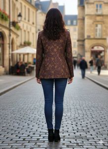Stylish Floral Women's Blazer, Jacket