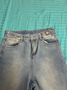 Light Wash Wide Leg Jeans