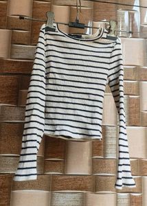 Striped Long Sleeve sweater top