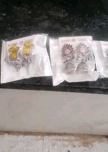 Fashion Earrings - Set of 4 Pairs
