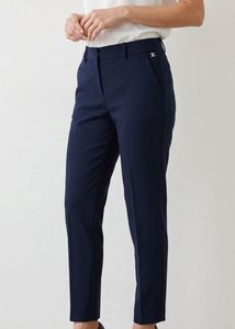 Allen Solly Navy Blue Trousers-XS