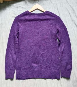 H&amp;M Vibrant Purple Knit Sweater