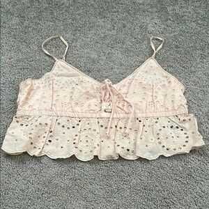 Peach Crop Top With A Low Price