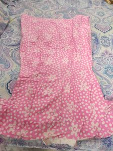 Pink Floral Kurta