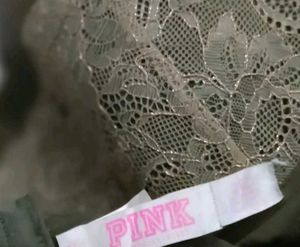Olive Green Lace Bra
