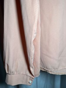 NEW Chic Peach Bow Blouse