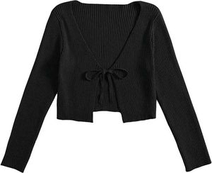 H&amp;M front tie shrug