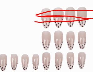 Chic Polka Dot French Manicure
