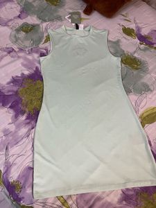 Mint Green Sleeveless Bodycon Dress