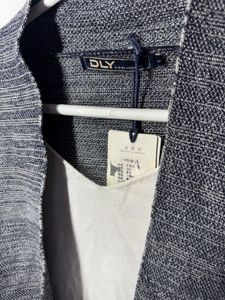 Stylish Grey Knit Cardigan