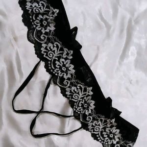 Lace Black Thong panty