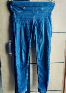 blue jeggings