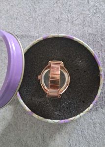Salty Rose Gold Ring Watch