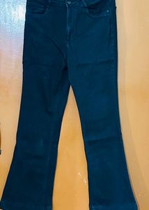 Stylish Black Flare Jeans