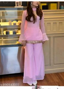 Elegant Pink Kurta Set with Dupatta