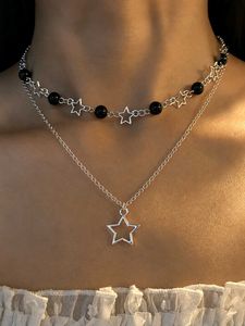 Layered Star Pendant Necklace