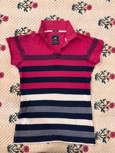 Striped Polo T-Shirt