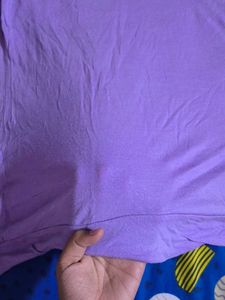 Purple Open Front Cardigan