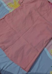peach short sleeve shirt