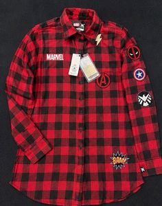 Marvel Checkered Shirt