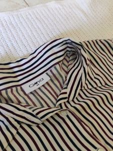Classic Striped Button-Down Shirt