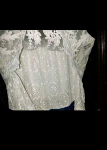 Denim and Lace Dress