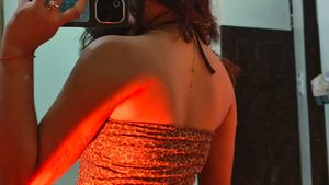 Leopard Print halter neck backless Top