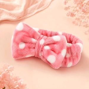 Cute Polka Dot Fleece Headband