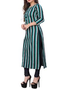 Women Striped Kurti..(New)