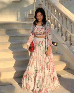 Floral Print Three-Piece Set