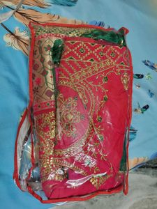 Elegant Pink Embroidered Lehenga Skirt