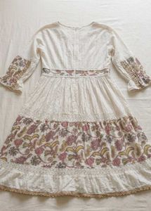 Boho Floral Print Midi Dress
