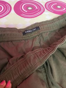 Brown Cargo Pants pure cotton