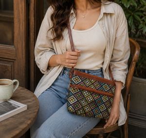 Boho Geometric Crossbody Bag